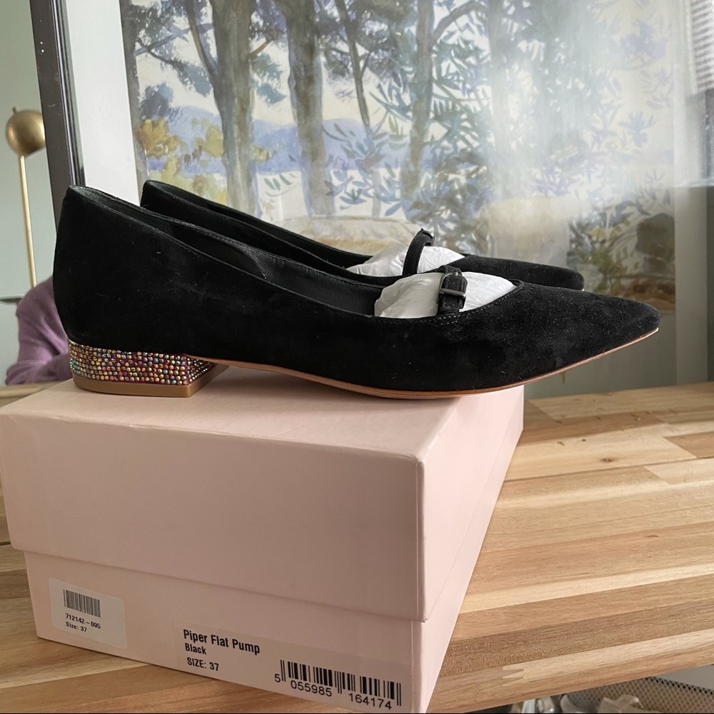 Sophia Webster Piper Suede Pointed-Toe